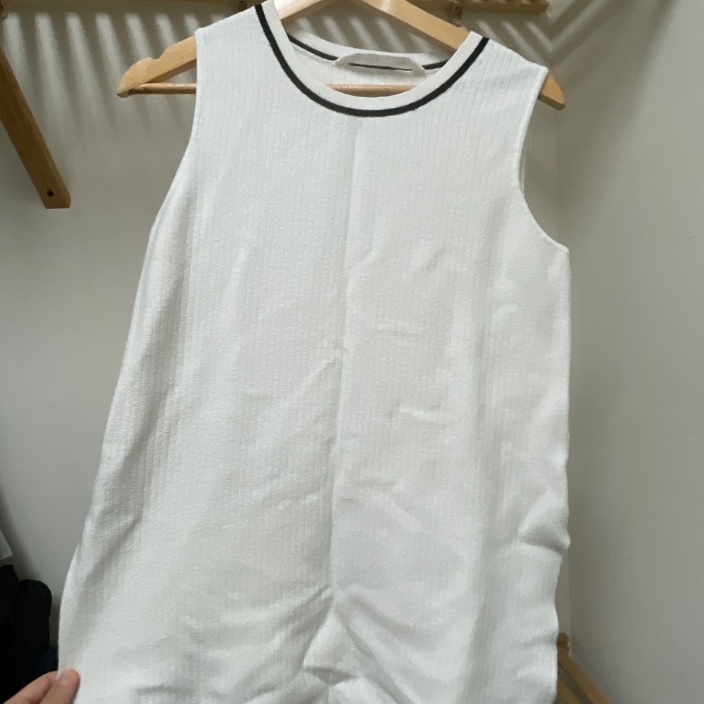 Athleta White tank top size small